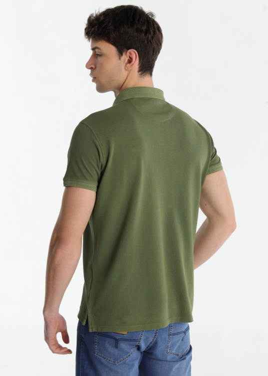 Polo basique manche courte logo brodé Patch