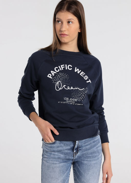 Sweatshirt Graphique Ocean Confort
