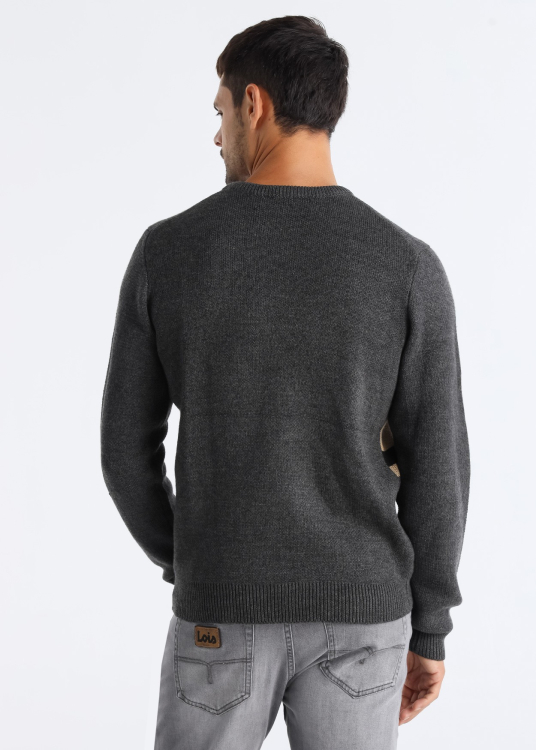 Pull col rond jacquard LOIS 1962