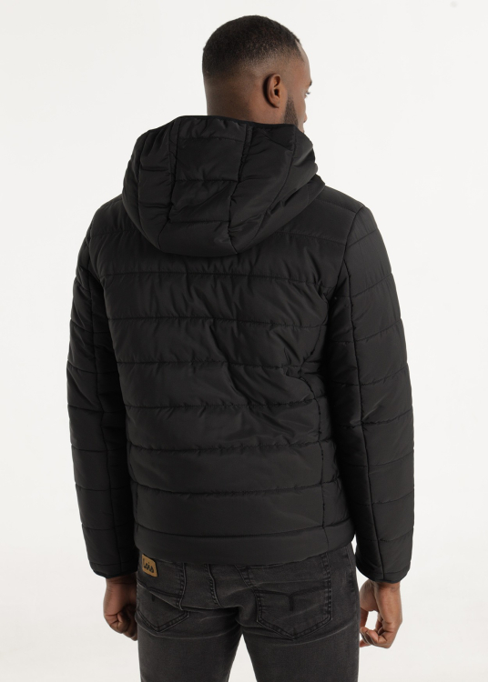 Veste matelassée légère avec capuche, fermeture éclair, poches latérales