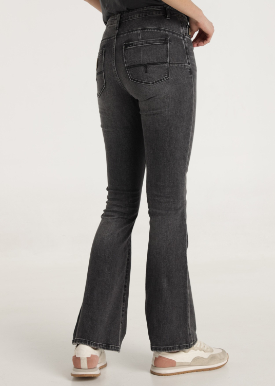 Jean TruTemp 365 délavé Gris Coupe push-up Taille extra basse | Gris