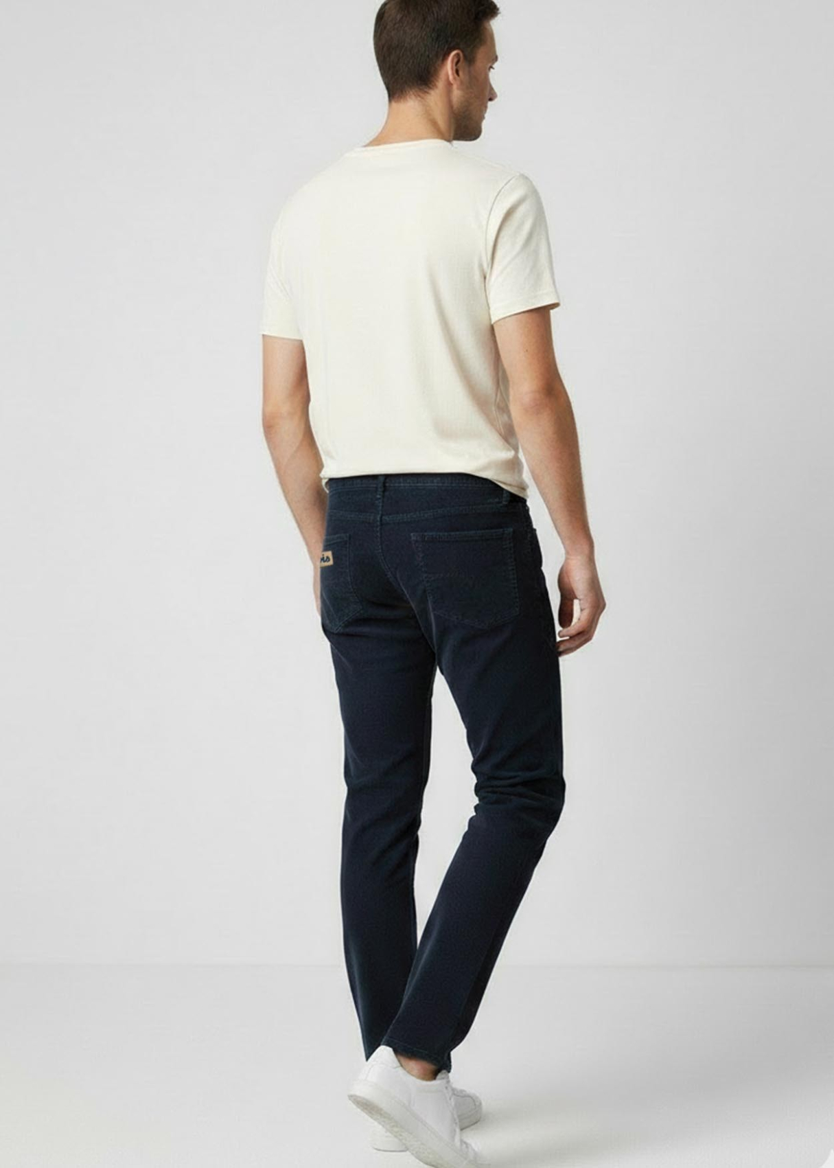 Pantalon en velours côtelé | Coupe classique - Taille mi-haute | Tailles en pouces