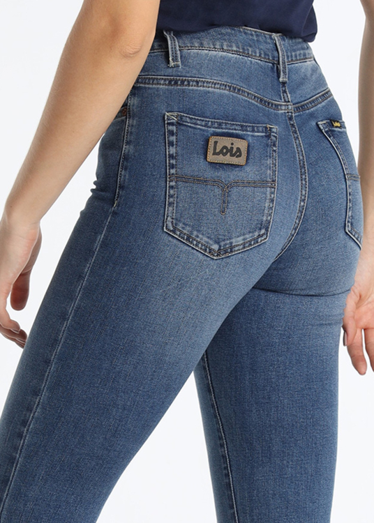 Jean skinny délavé moyen à la cheville | Tailles en pouces