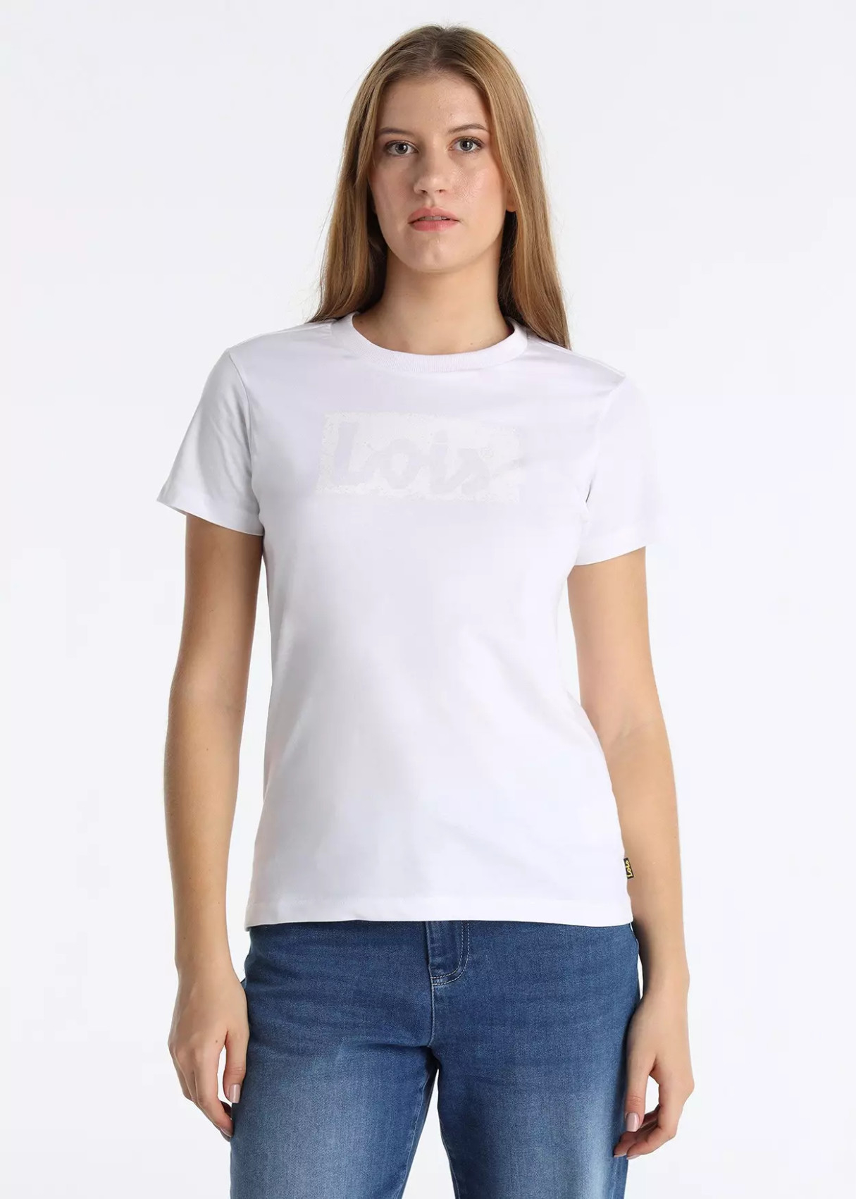 T-shirt basique à manches courtes et col rond