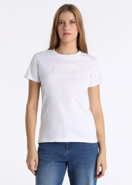T-shirt basique à manches courtes et col rond