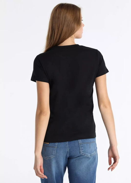 T-shirt basique à manches courtes et col rond