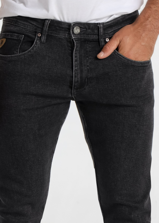 Jeans Lois Jeans pour homme, noir délavé · Collection hiver | Tailles en pouces