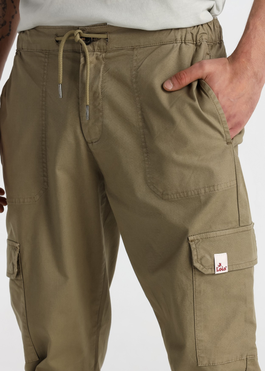 Pantalon cargo homme avec cordon de serrage et taille élastique | Modèle polyvalent | Tailles en pouces