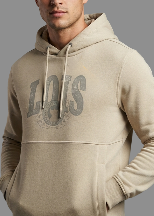 Sweat à capuche pour homme Lois Jeans avec application Lois · idéal pour le bureau et les loisirs
