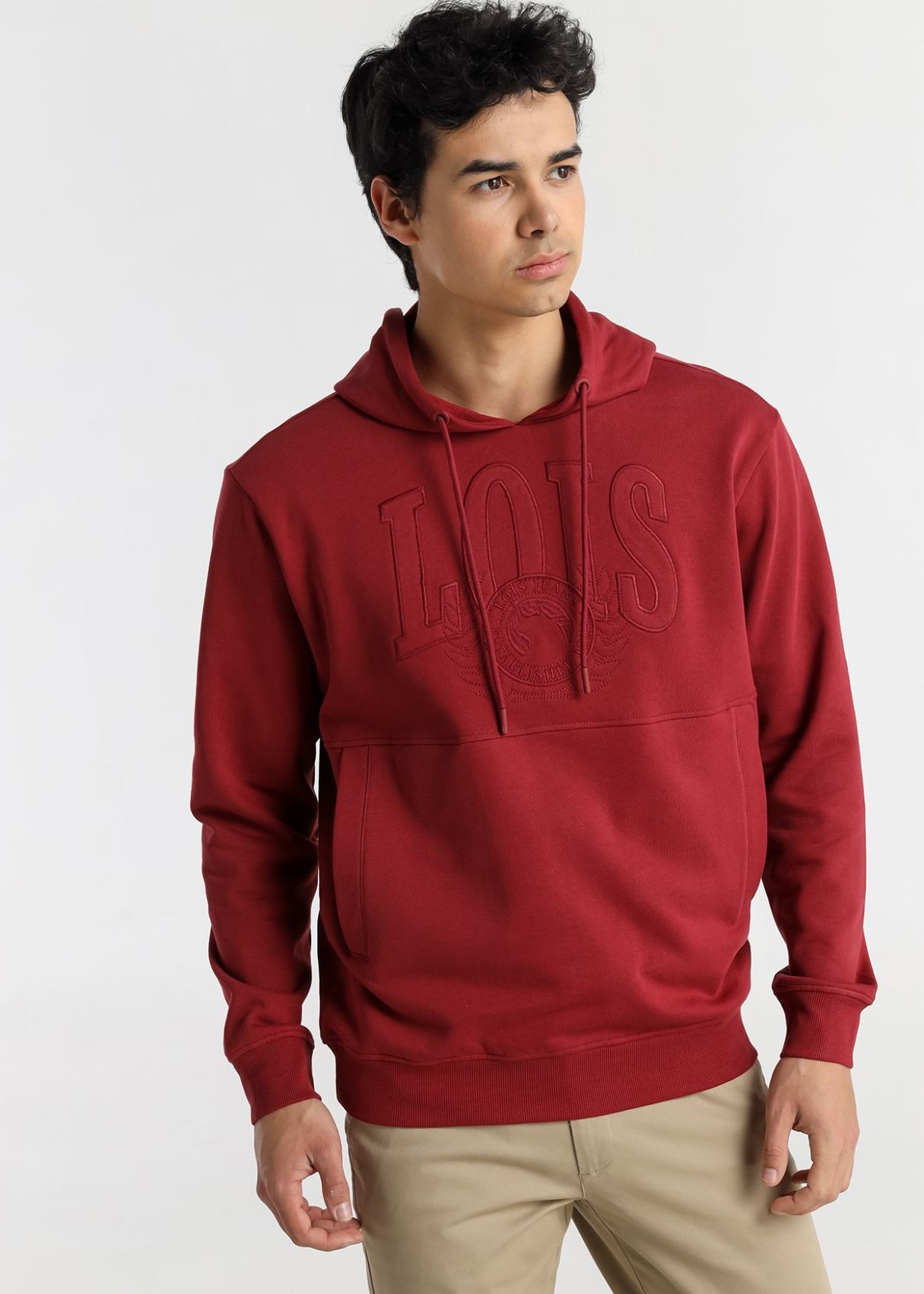 Sweat à capuche pour homme Lois Jeans avec application Lois · idéal pour le bureau et les loisirs