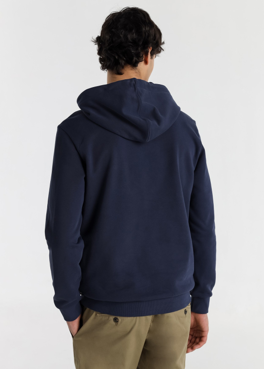 Sweat à capuche homme Lois Jeans avec application Fun Lois · inspiration denim | Noir