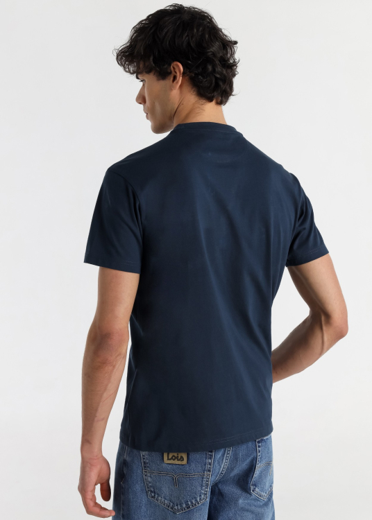 T-shirt à manches courtes pour homme Lois Jeans avec poche en denim · idéal pour le bureau et les loisirs