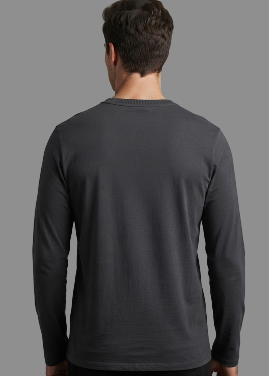 T-shirt à manches longues pour homme Lois Jeans avec motif taureau · garde-robe de saison | Gris foncé