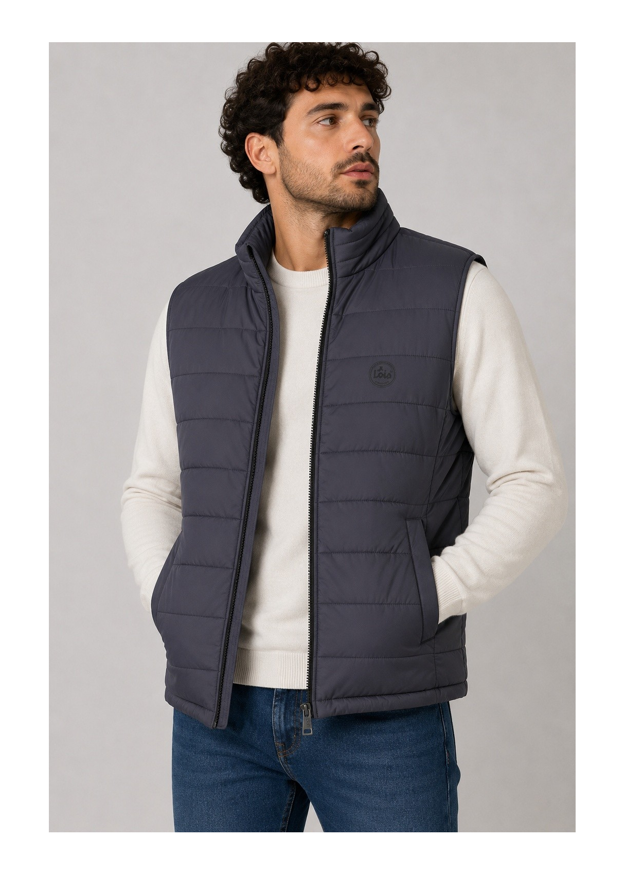 Gilet pour homme Lois Jeans avec écusson logo · finition moderne