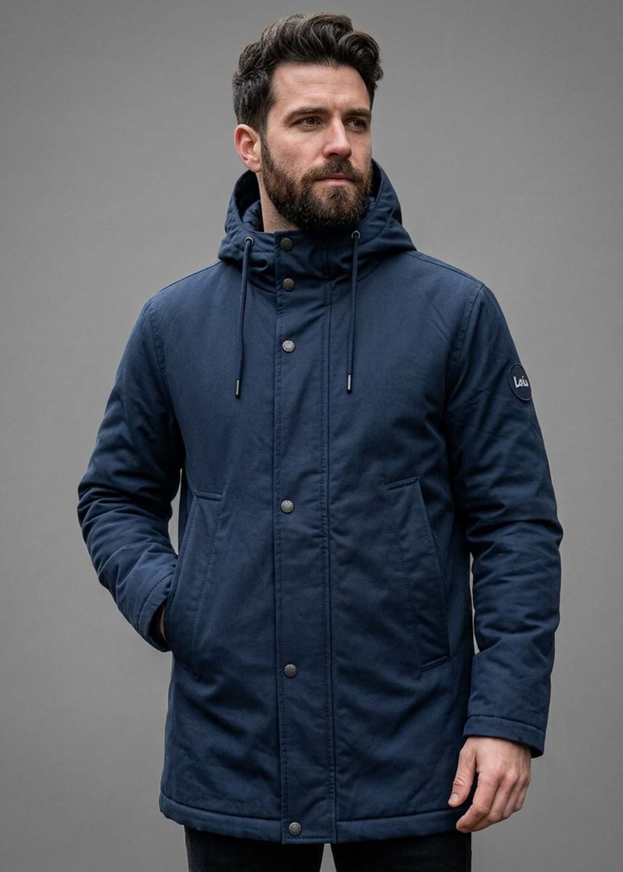 Manteau à capuche en toile pour homme Lois Jeans · Personnage authentique