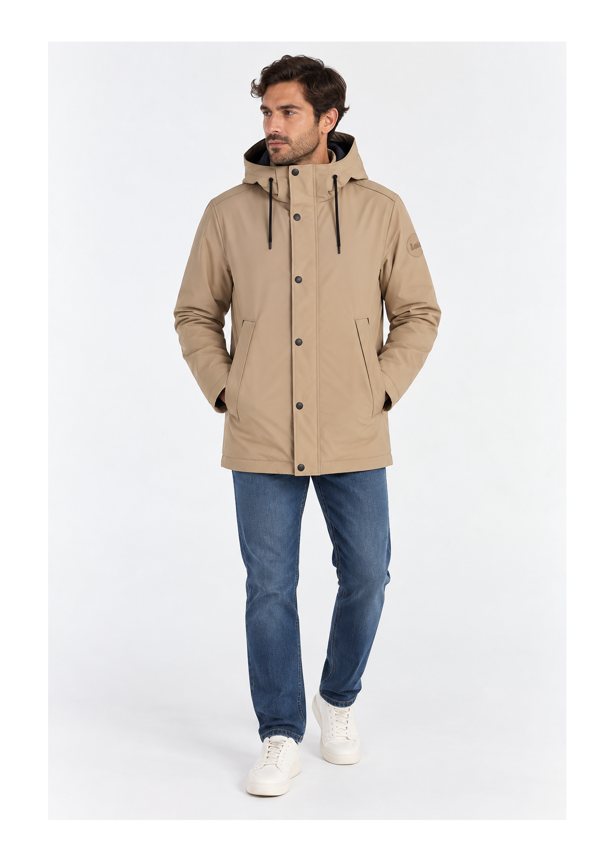 Manteau à capuche en toile pour homme Lois Jeans · Personnage authentique