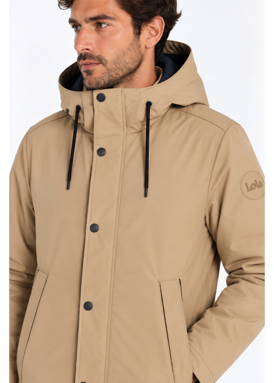 Manteau à capuche en toile pour homme Lois Jeans · Personnage authentique
