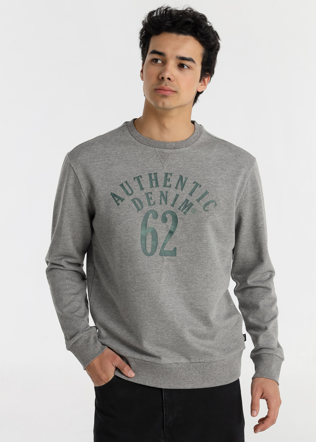 Sweat-shirt à col rond pour homme Lois Jeans avec motif effet aquarelle · Esthétique Lois