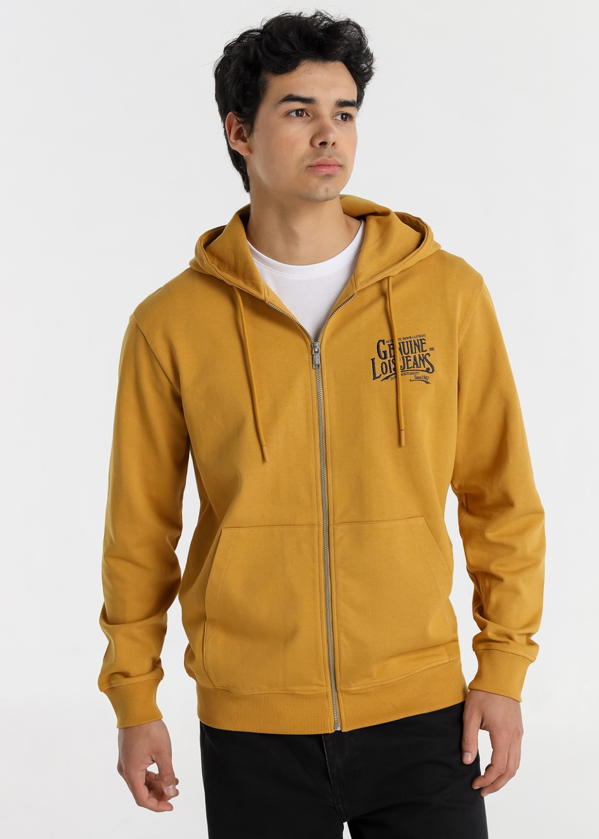 Sweat à capuche Lois Jeans pour homme avec motif authentique · Polyvalence masculine