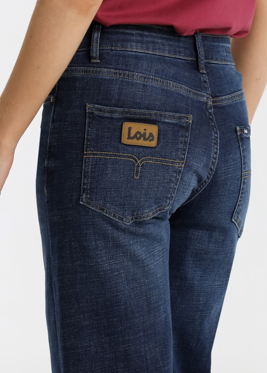 Jeans Lois Jeans pour femme, délavage moyen · Modèle fonctionnel · Collection femme | Tailles en pouces