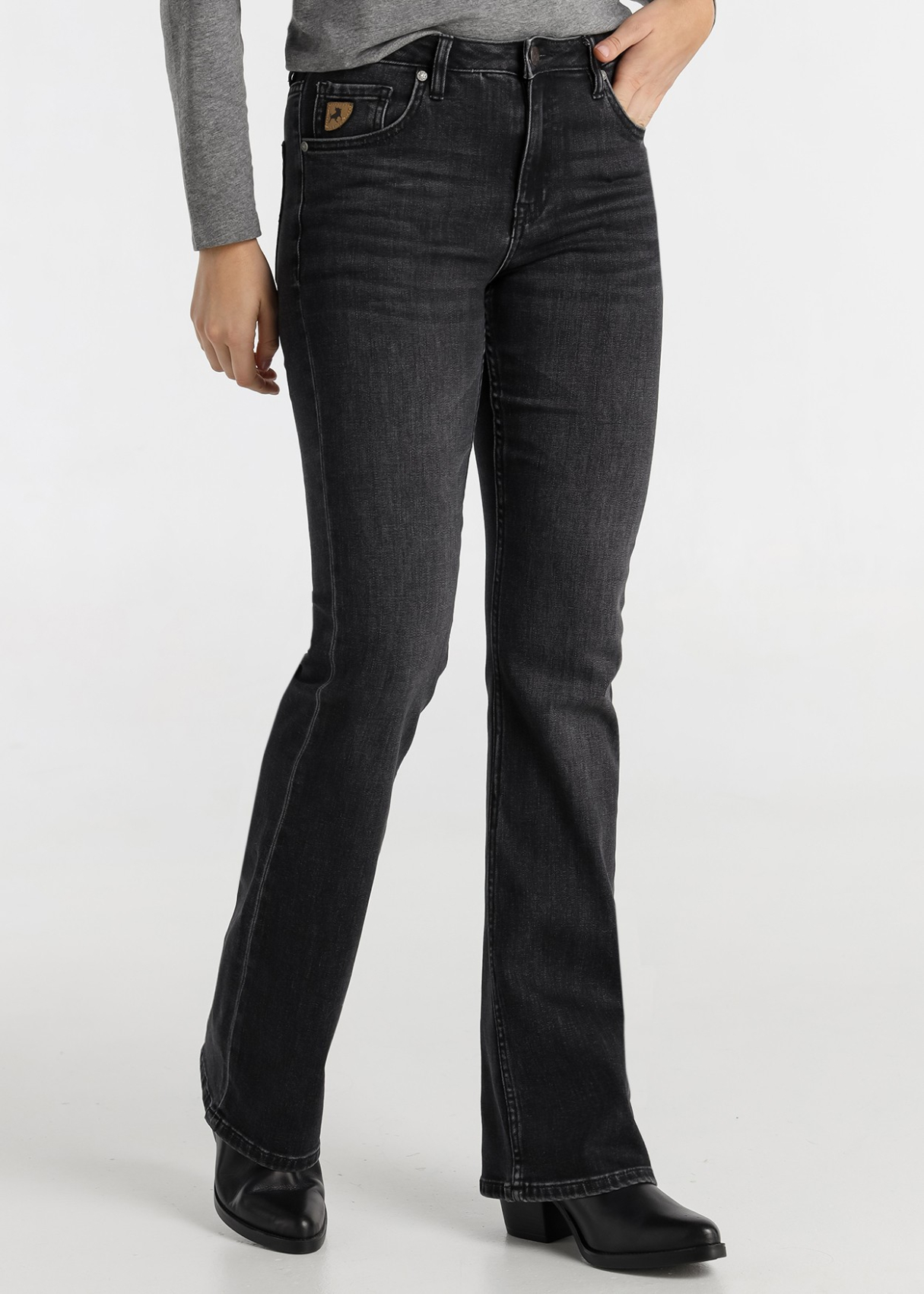 Jean Lois Jeans Phantom Gray Wash pour femme · Style urbain | Tailles en pouces