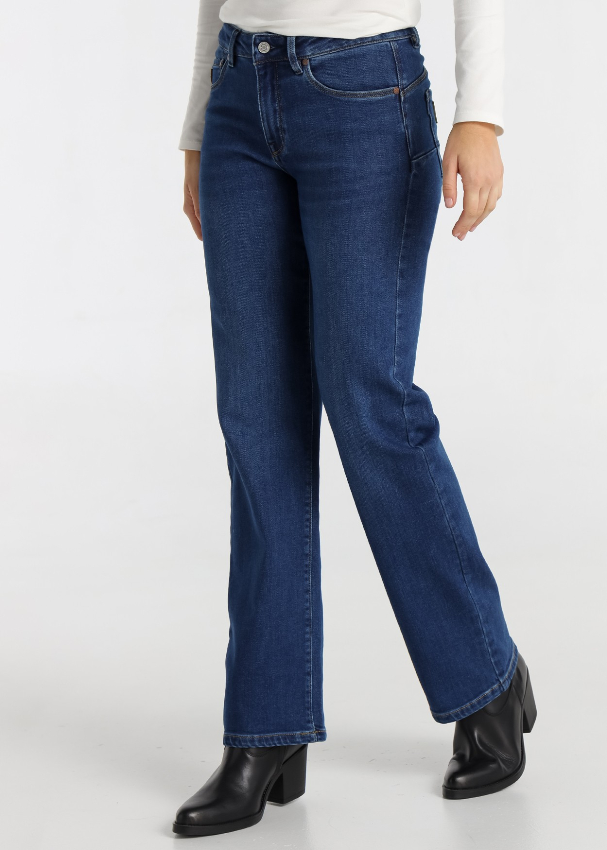Jeans Lois Jeans bleu foncé pour femme, parfaits au quotidien | Tailles en pouces