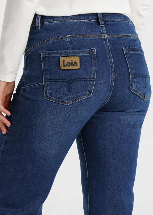 Jeans Lois Jeans bleu foncé pour femme, parfaits au quotidien | Tailles en pouces