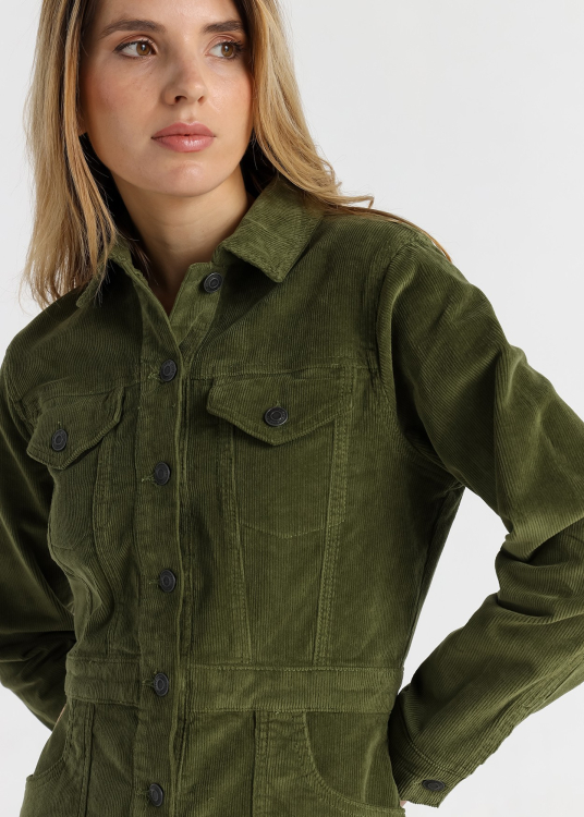 Robe courte en velours côtelé pour femme Lois Jeans avec poches plaquées · pour les loisirs