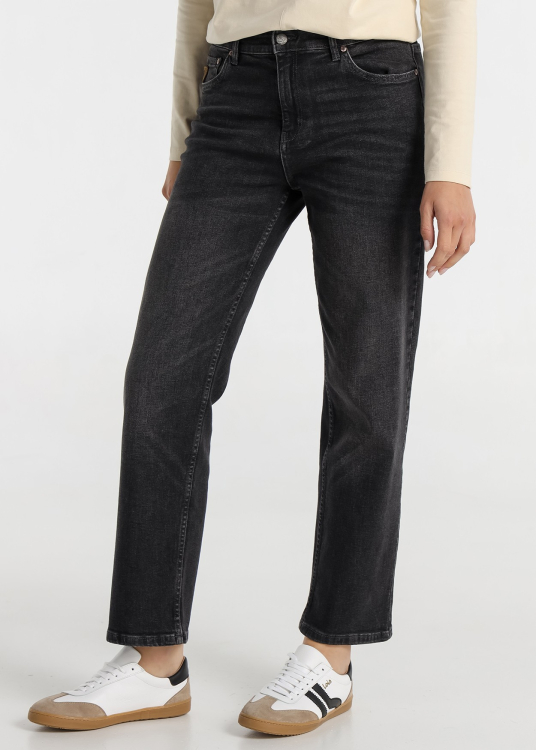 Jean noir délavé pour femme Lois Jeans · finition moderne | Tailles en pouces | Blanc