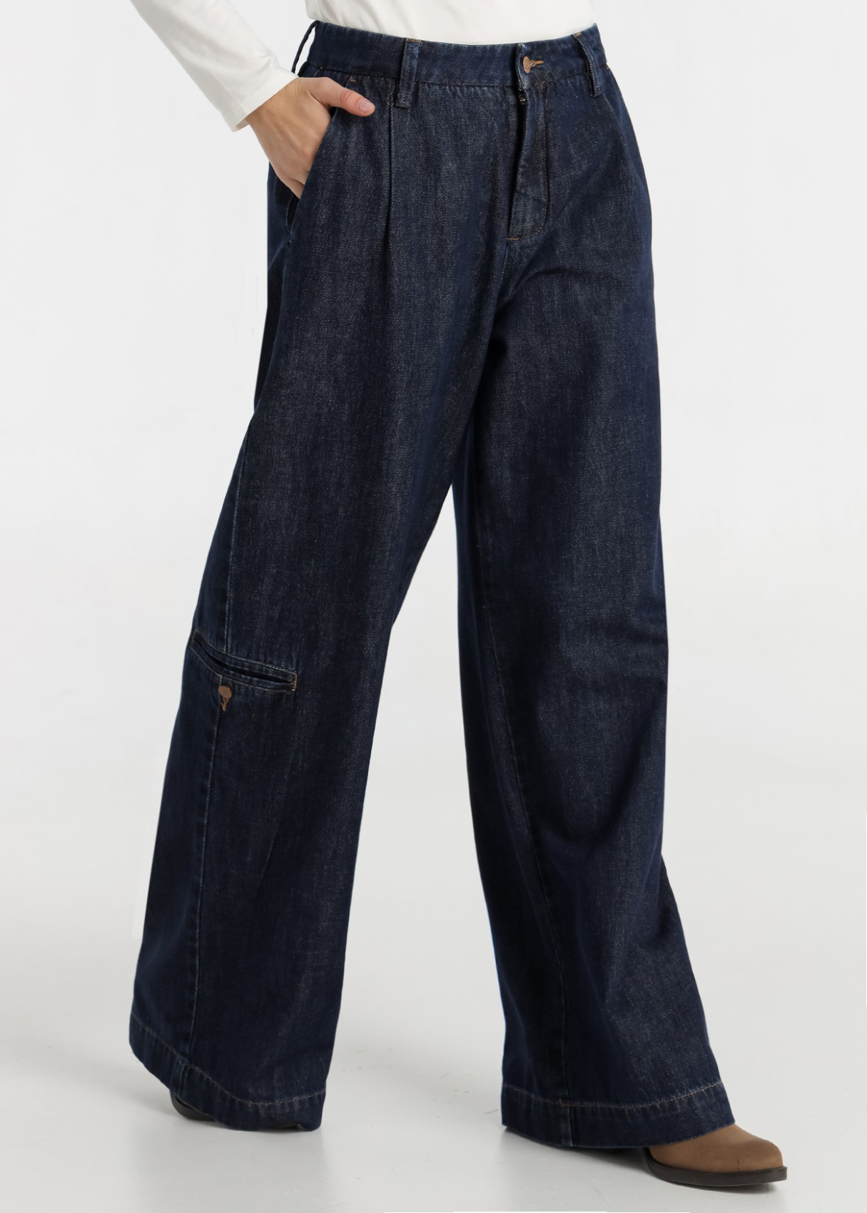 Jeans Lois Jeans pour femme avec poche chino latérale · style quotidien | Tailles en pouces
