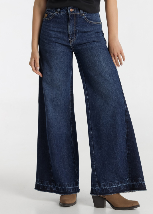 Jeans Lois pour femmes, effet vintage · Collection actuelle | Tailles en pouces | Noir