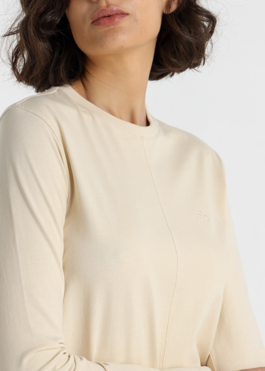 T-shirt à manches longues pour femme Lois Jeans, coupe spéciale et logo brodé · pour les loisirs