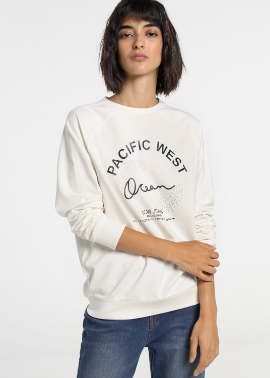 Sweatshirt Graphique Ocean Confort