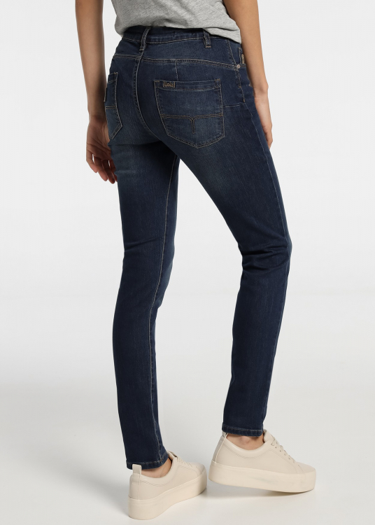Jean Skinny Taille Haute  | Bleu