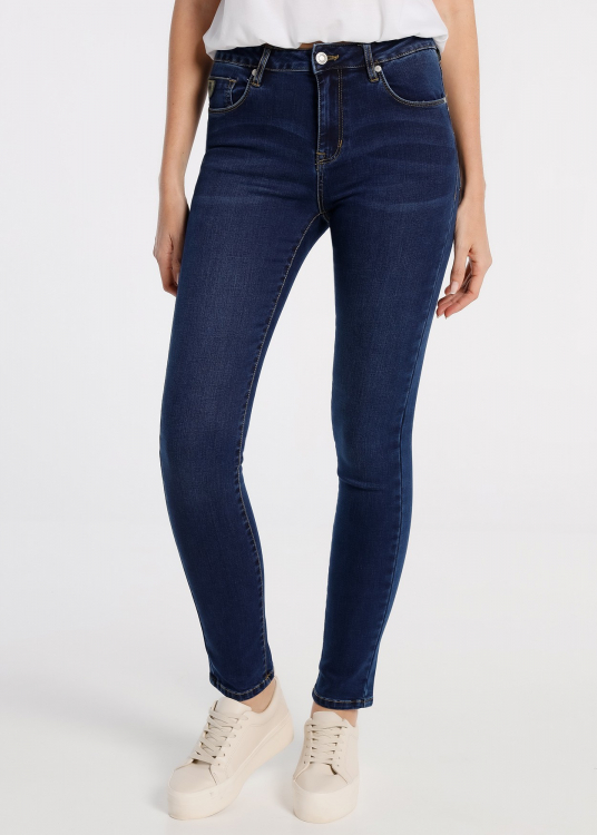 Jean Skinny Fit Denim Bleach | Jeans