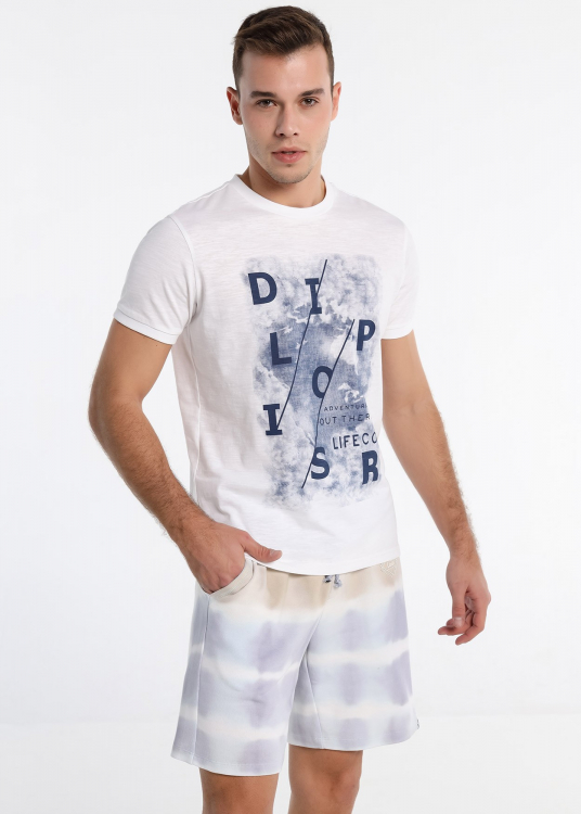 T-shirt Grafique Manches Courtes | Blanc