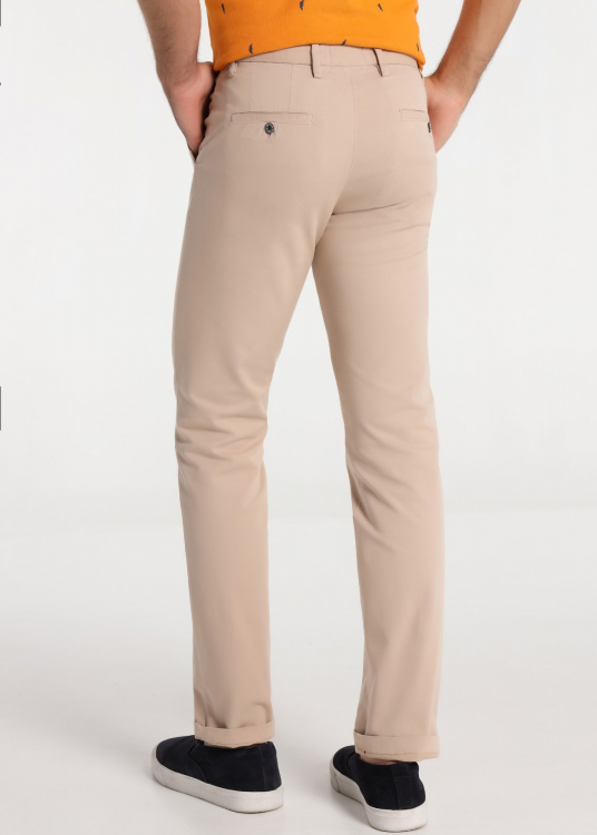 Pantalon Chino Twill - Regular Fit | Brun