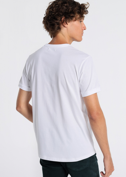 T-shirt graphique à manches courtes Chest Fall Supply | Blanc