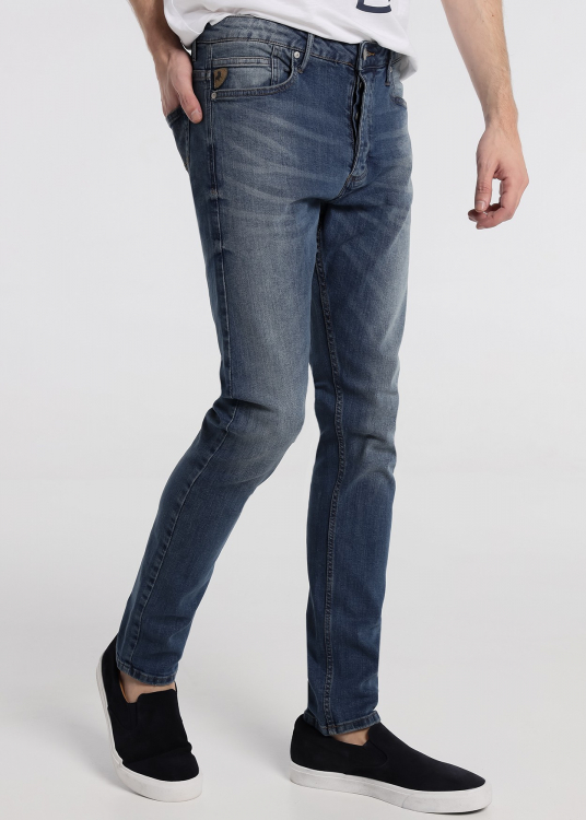 Jean Blue Slim Fit - Taille Moyenne  | Bleu