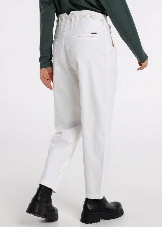 Pantalon - Box High Loose Pleat | Blanc