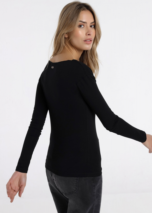 T-shirt à manches longues | Noir