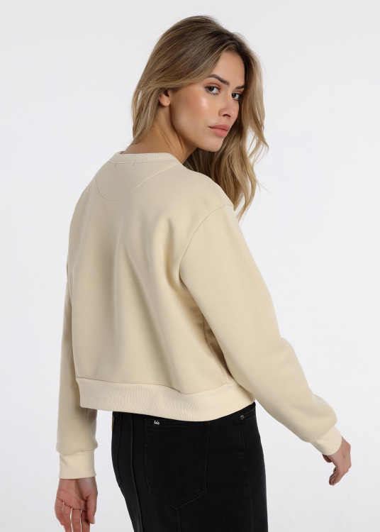 Pull - Col rond | Beige