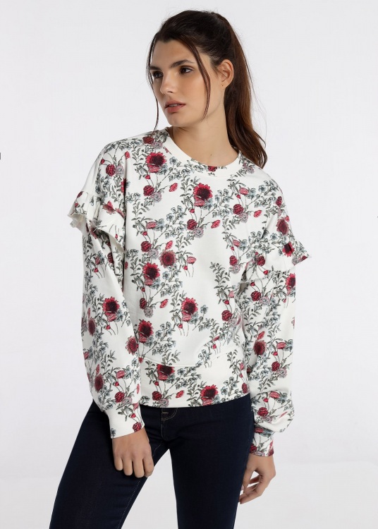 Pull - Col rond | Blanc