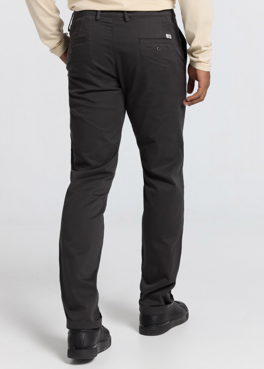 Pantalon Chino Twill - Regular Fit | Gris
