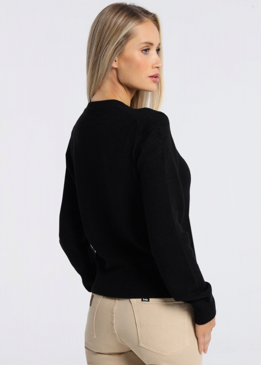 Pull - Col rond | Noir