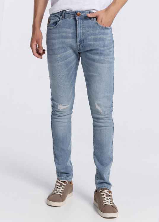 Jeans | Caja Media - Skinny | Bleu