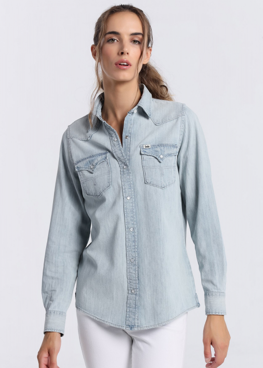 Chemise texane à manches longues