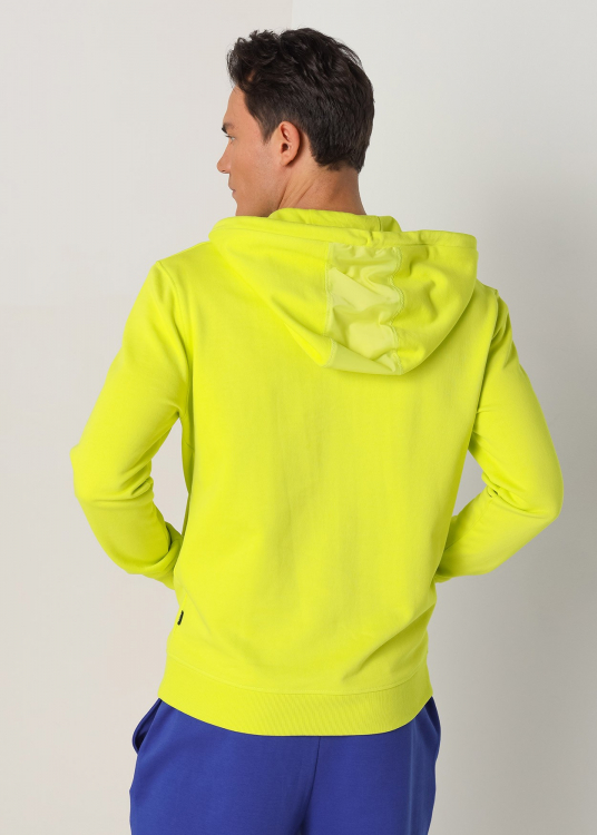 Sweat-shirt à capuche Print Cobalt | Vert
