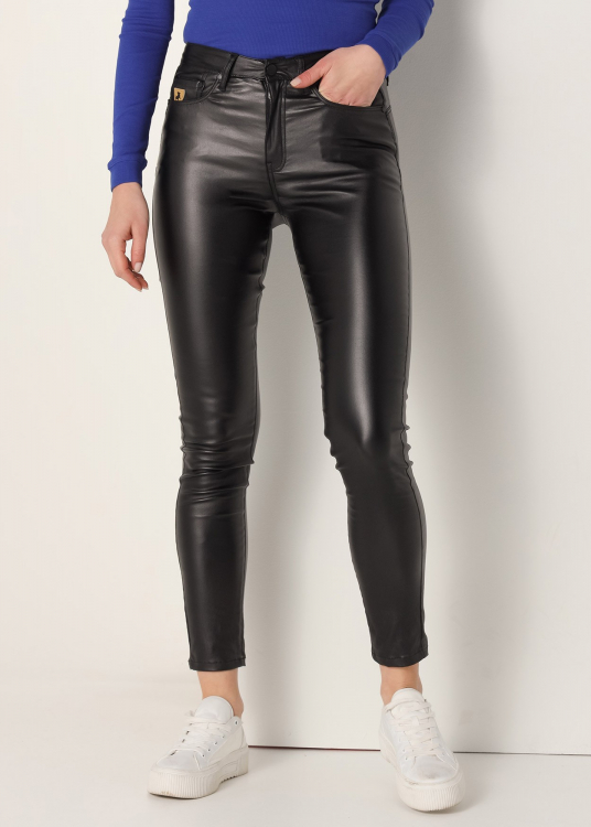 Jean couleur Push up Skinny Fit - Taille Basse | Taille en pouces | Noir