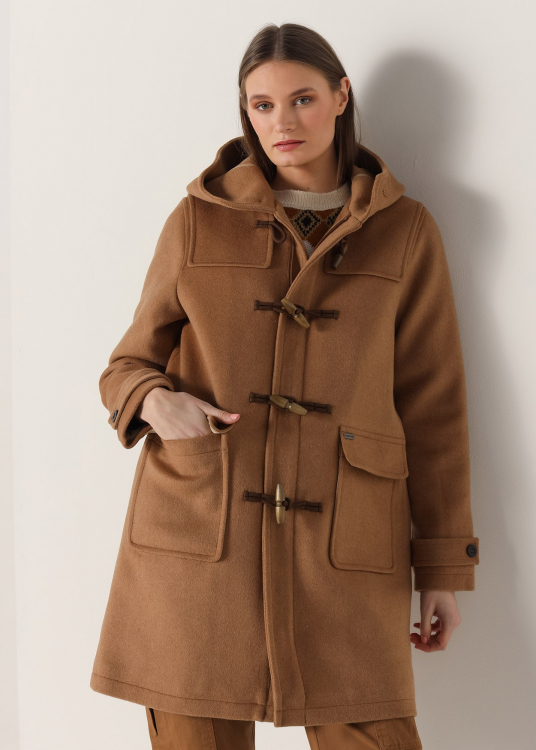 Manteau Trench en laine | Brun